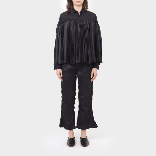 Noir Kei Ninomiya Pleated Shirt