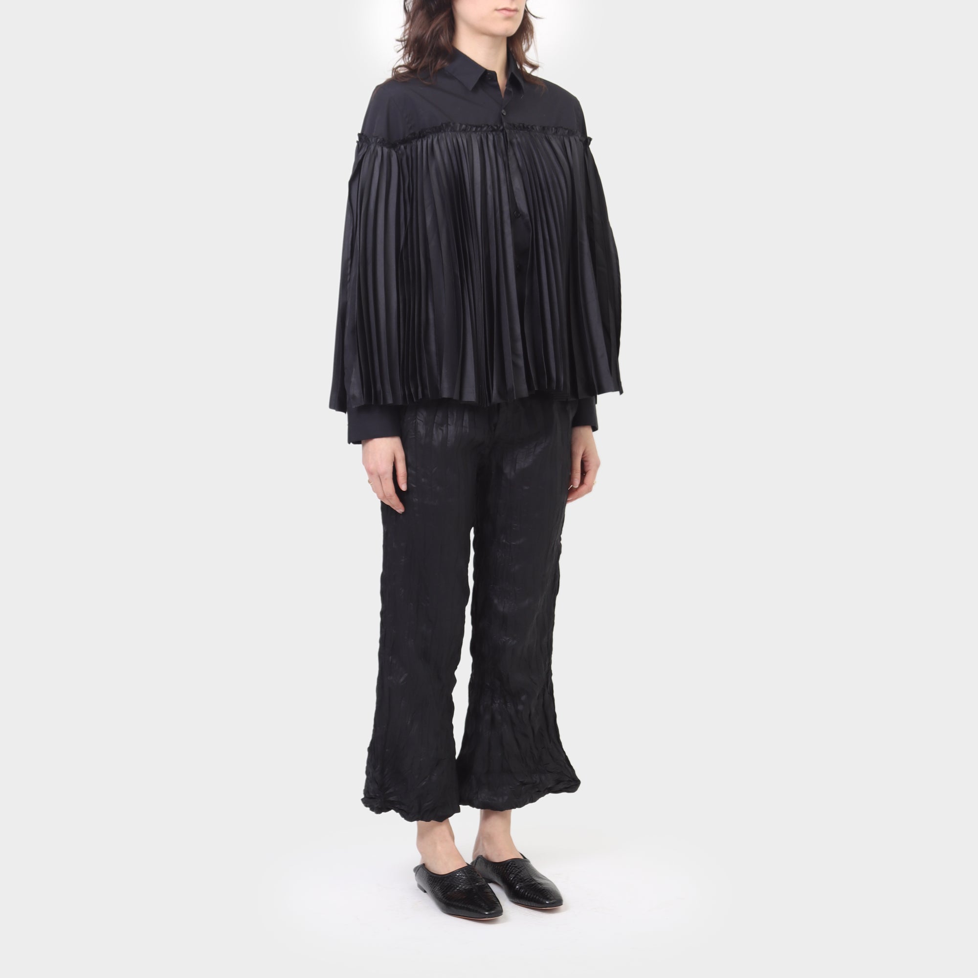 Noir Kei Ninomiya Pleated Shirt