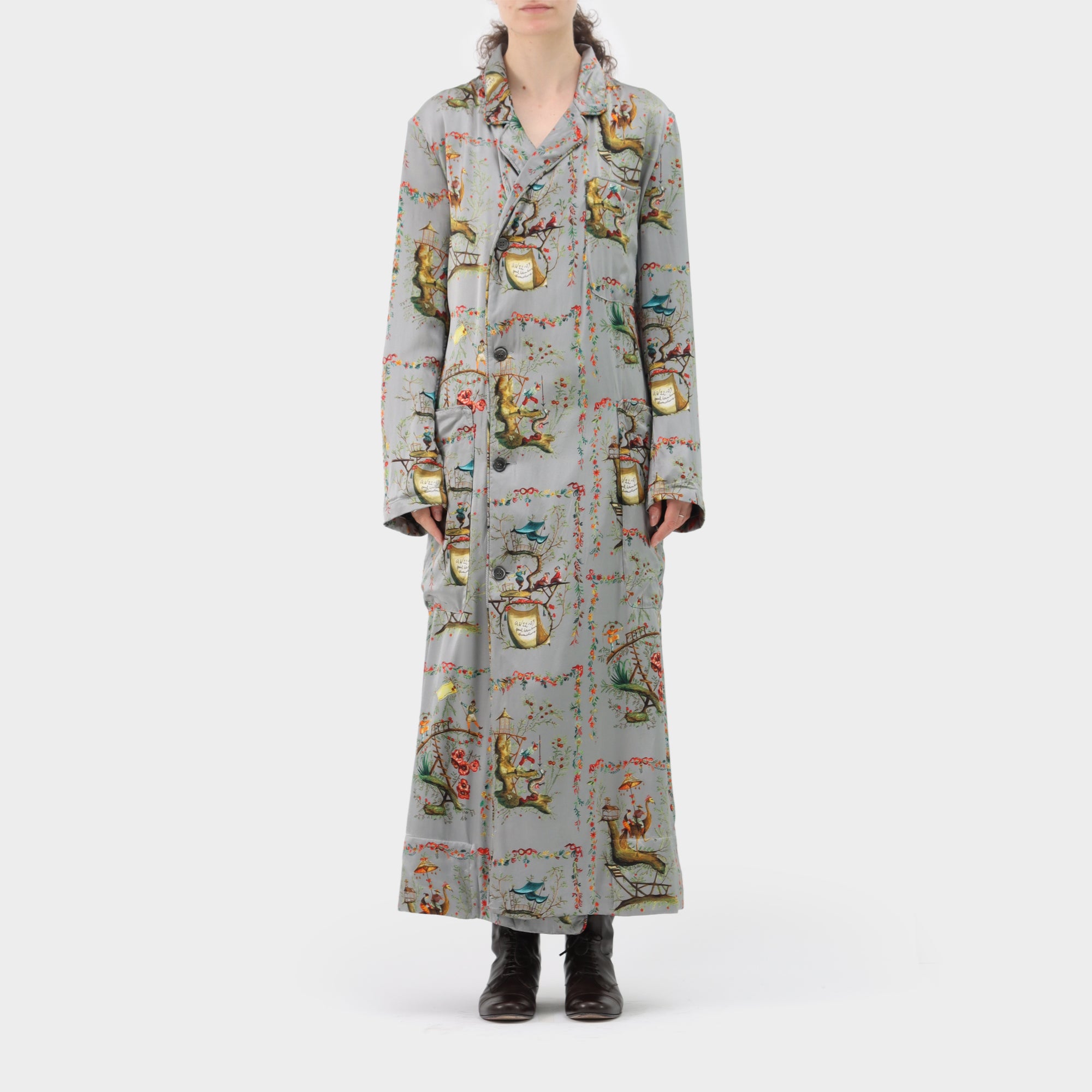 Paul Harnden Shoemakers Chinoiserie Silk Robe