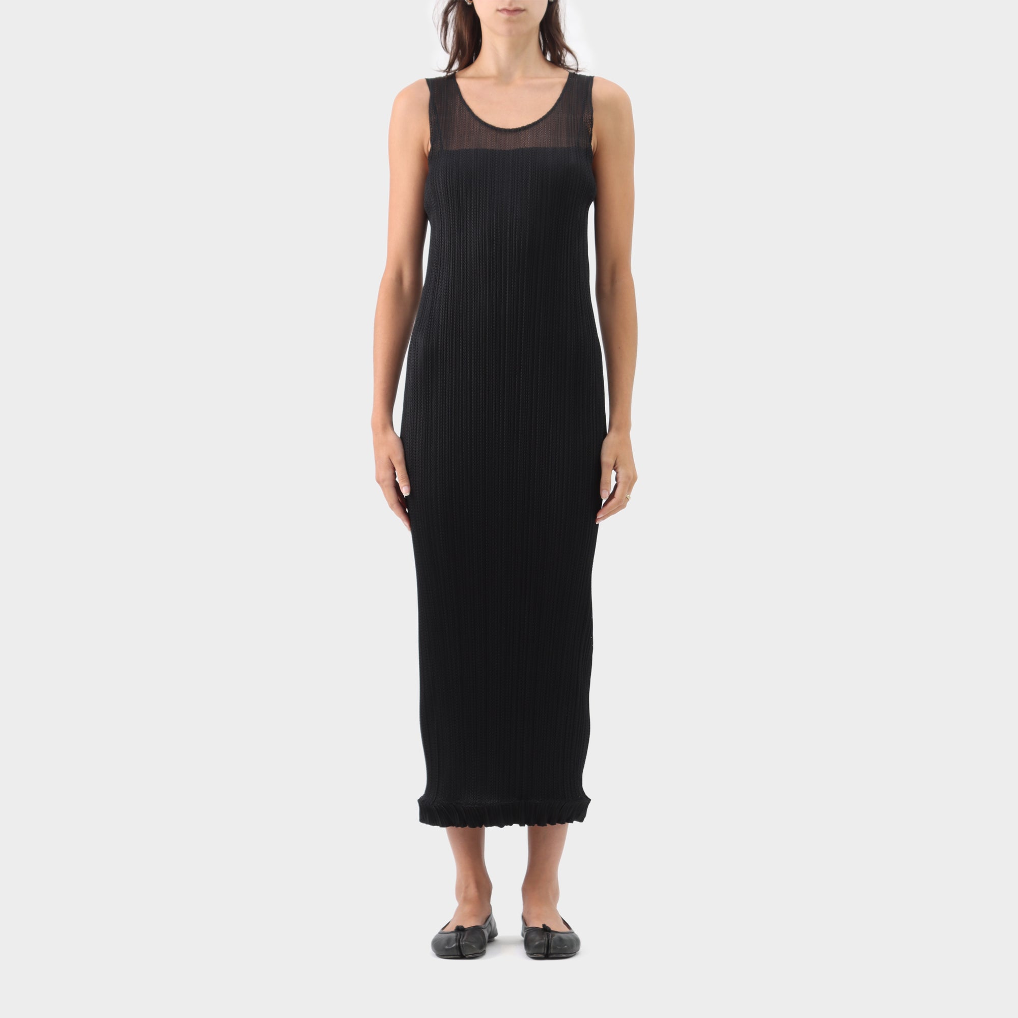 Pleats Please Double Layered Long Dress