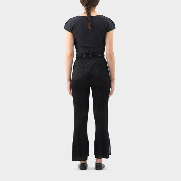 Pleats Please Pleated Double Layered Perforated Pants