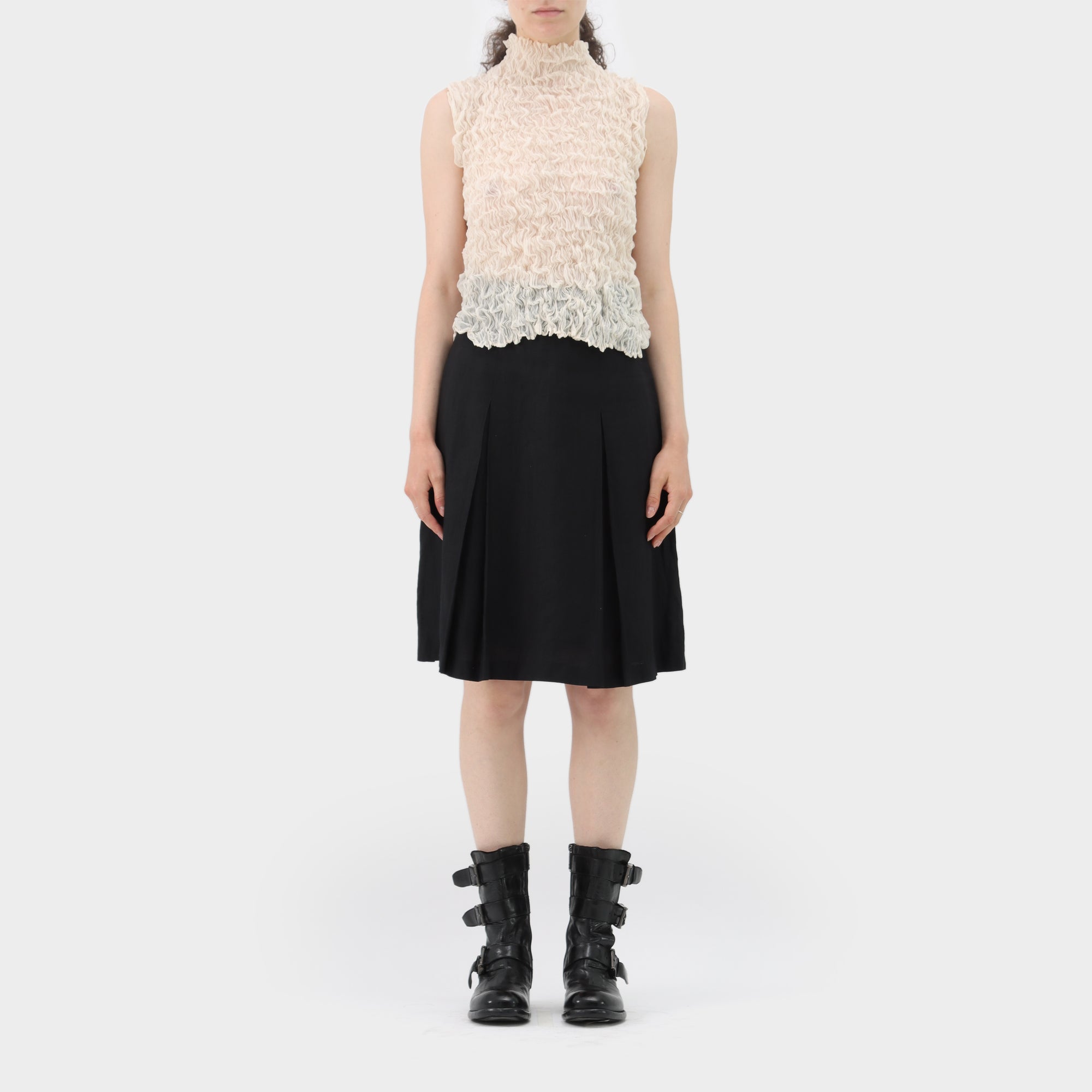 Issey Miyake Sheer Wave Pleat Tank
