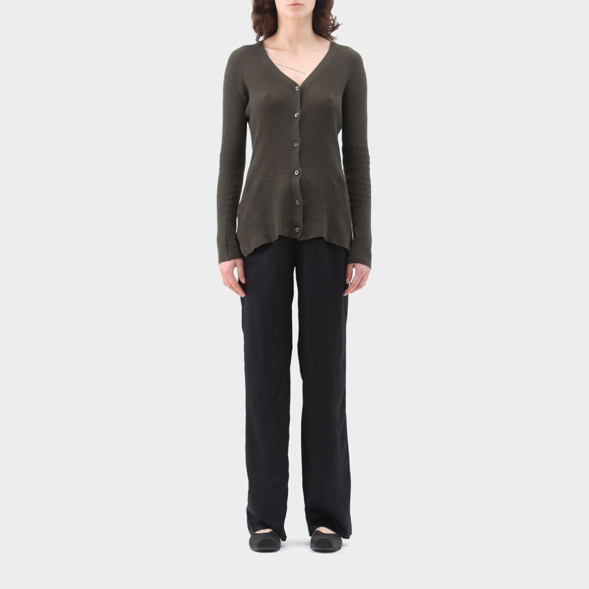 Prada Cashmere V-Neck Cardigan