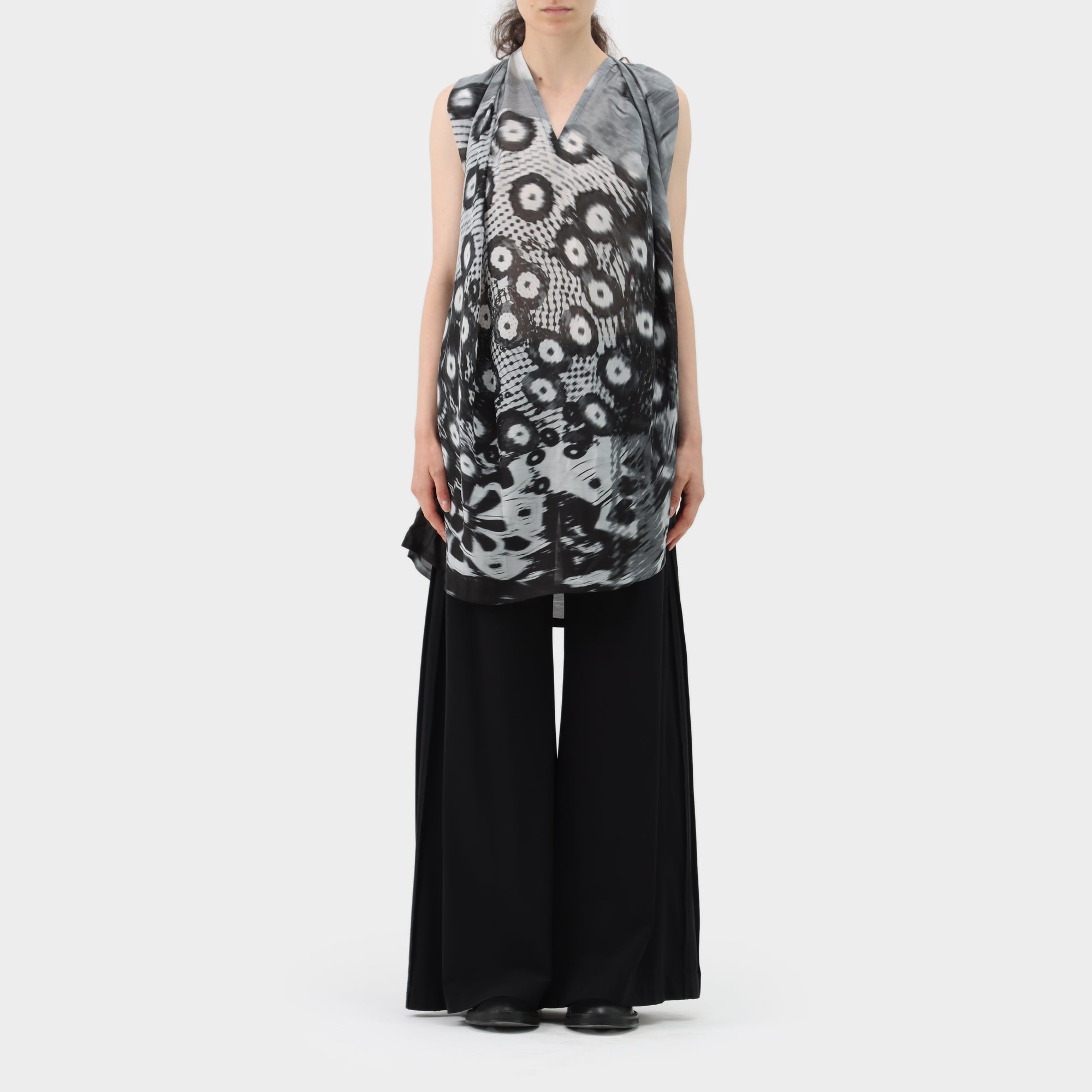 Issey Miyake Patterned Polyester Dress