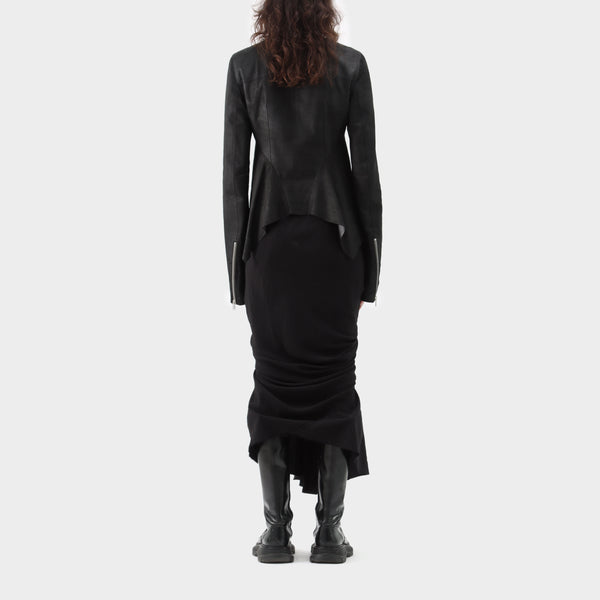 Rick Owens Leather Naske Klaus Jacket