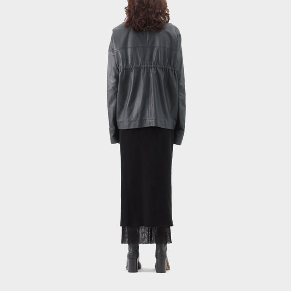 Rick Owens Leather Passport Jacket