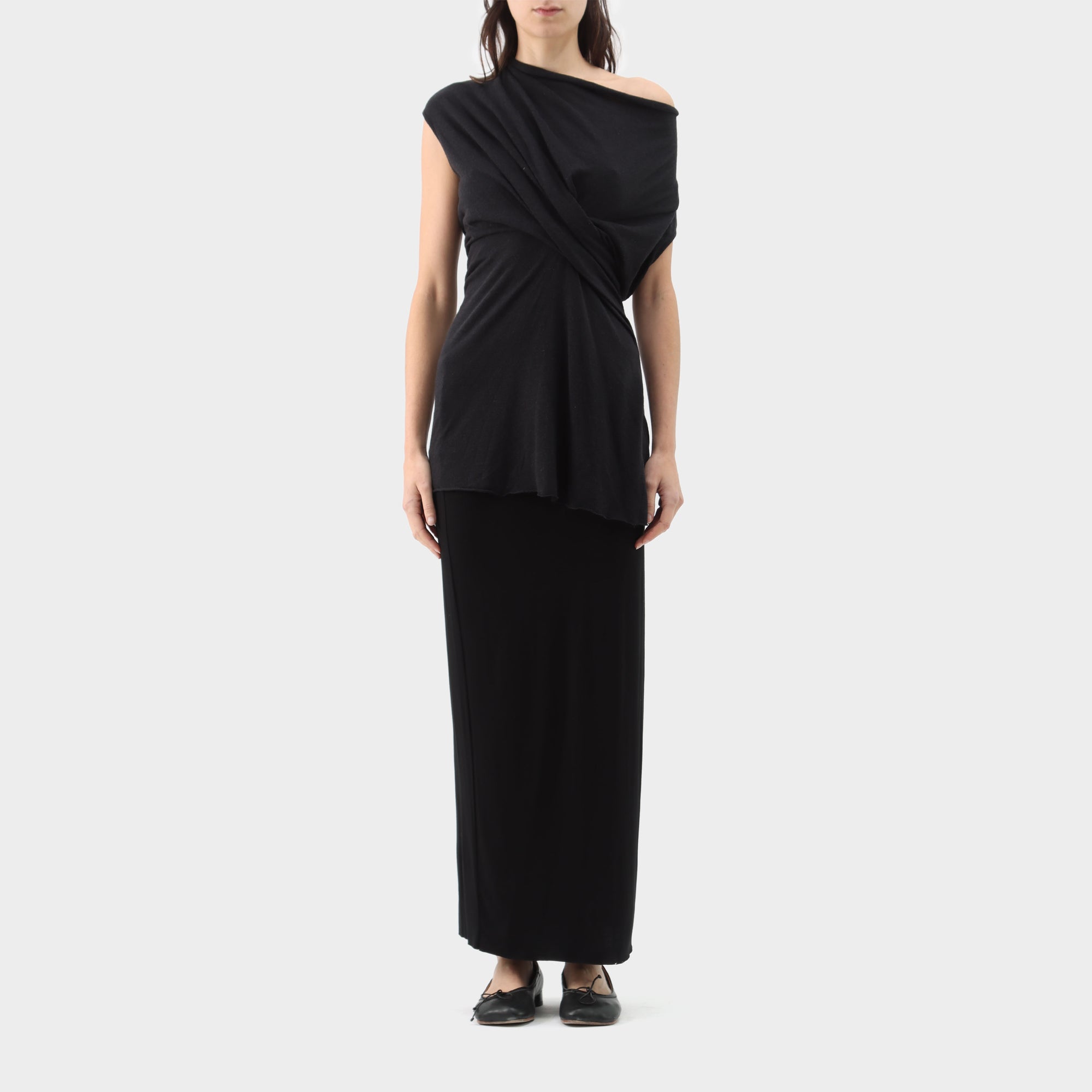 Rick Owens Lillies Sleeveless Draped Top