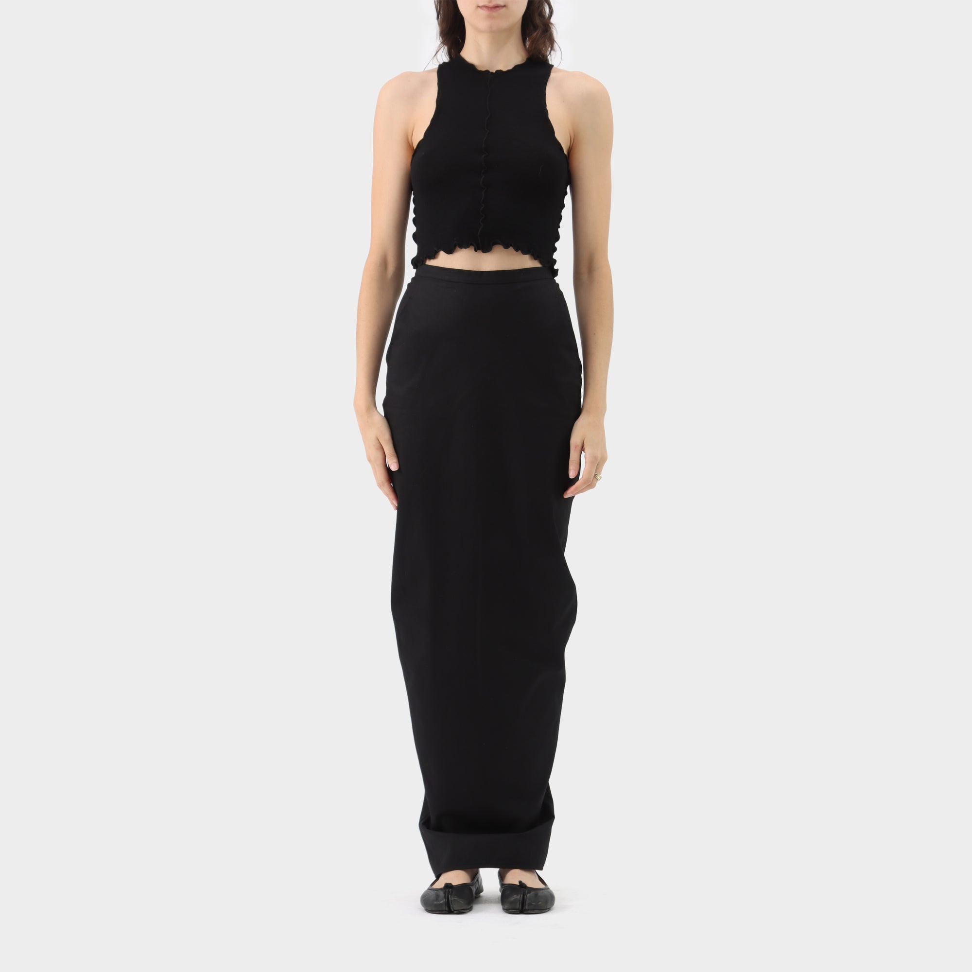 Rick Owens Maxi Sculpture Skirt