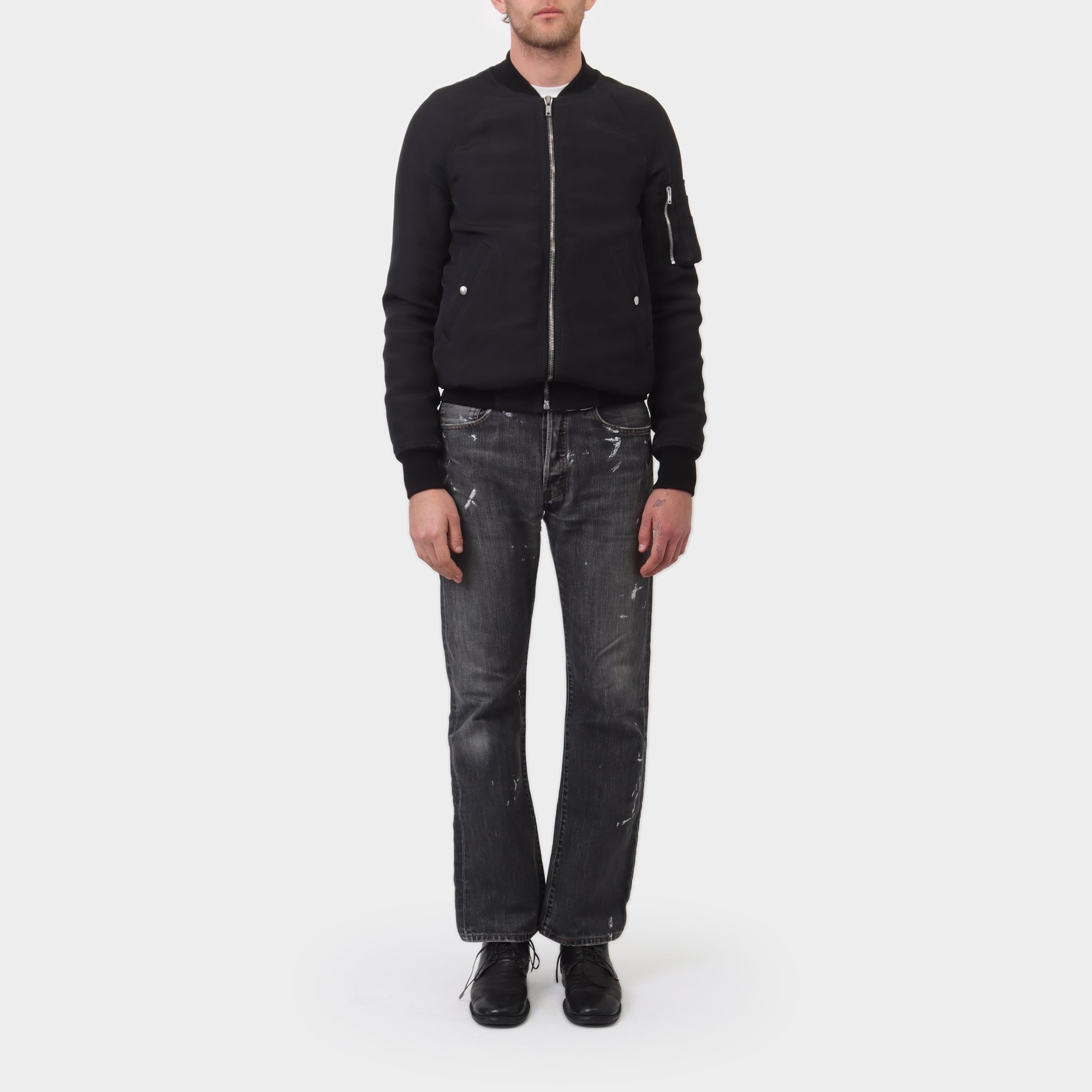 Rick Owens Flight Silk Goose Down Bomber