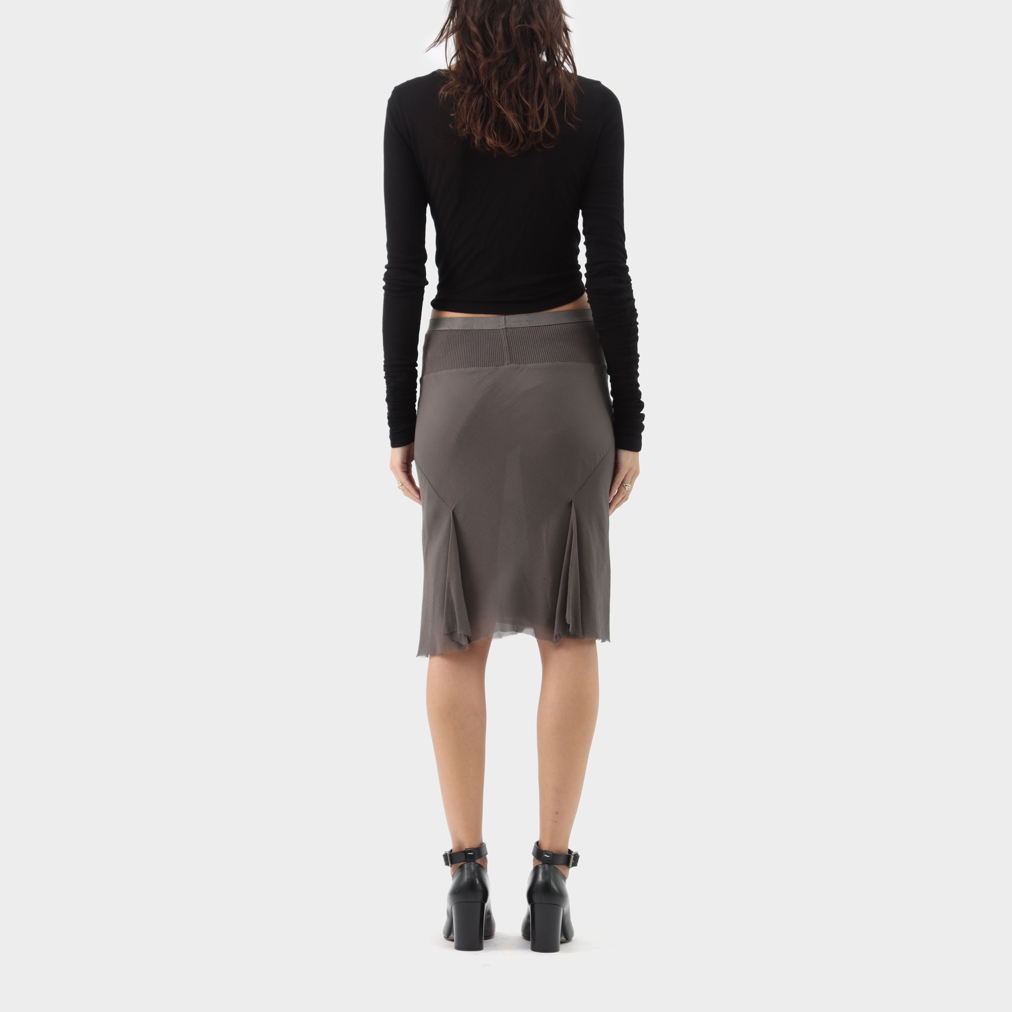 スカート Rick Owens bias silk skirt ss 21 RICK OWENS | Bias Cut Knee Satin Skirt | Women | Lane Crawford