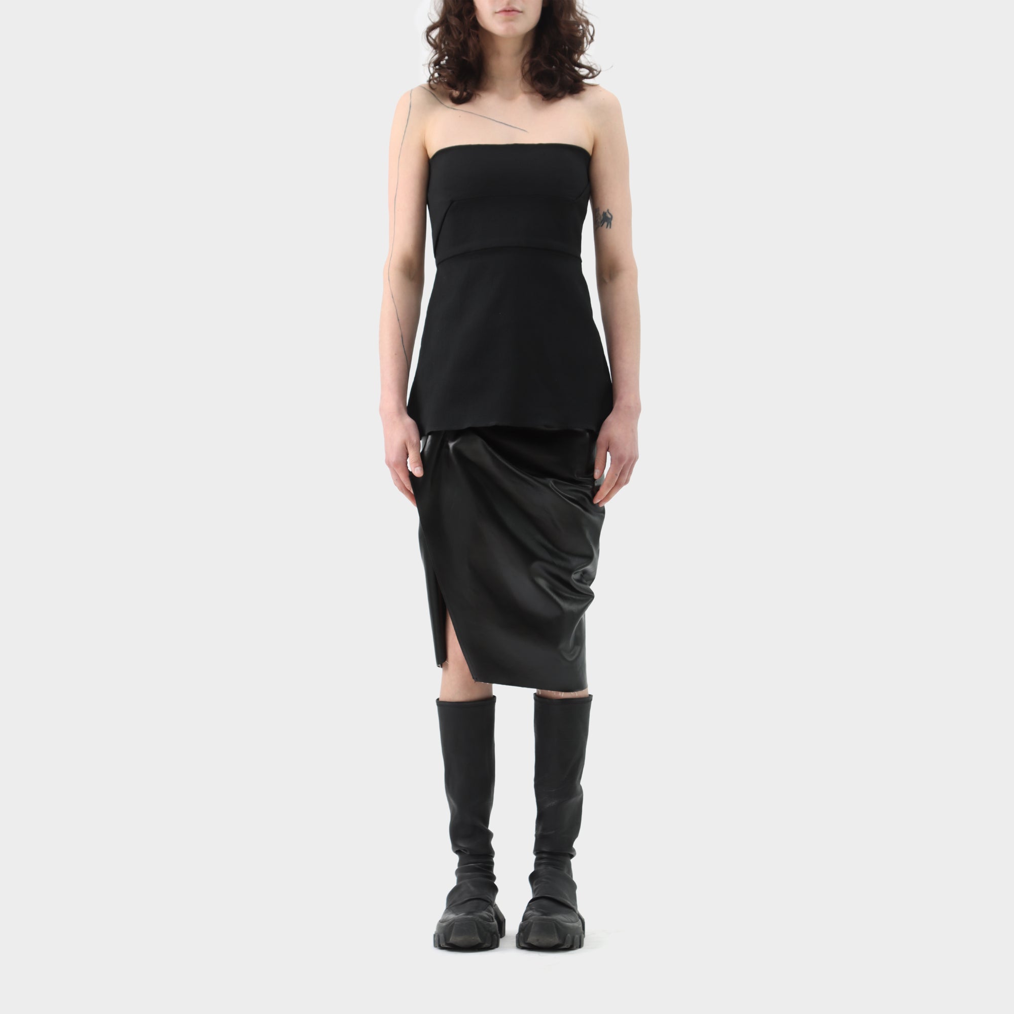 Rick Owens Faun Strapless Top