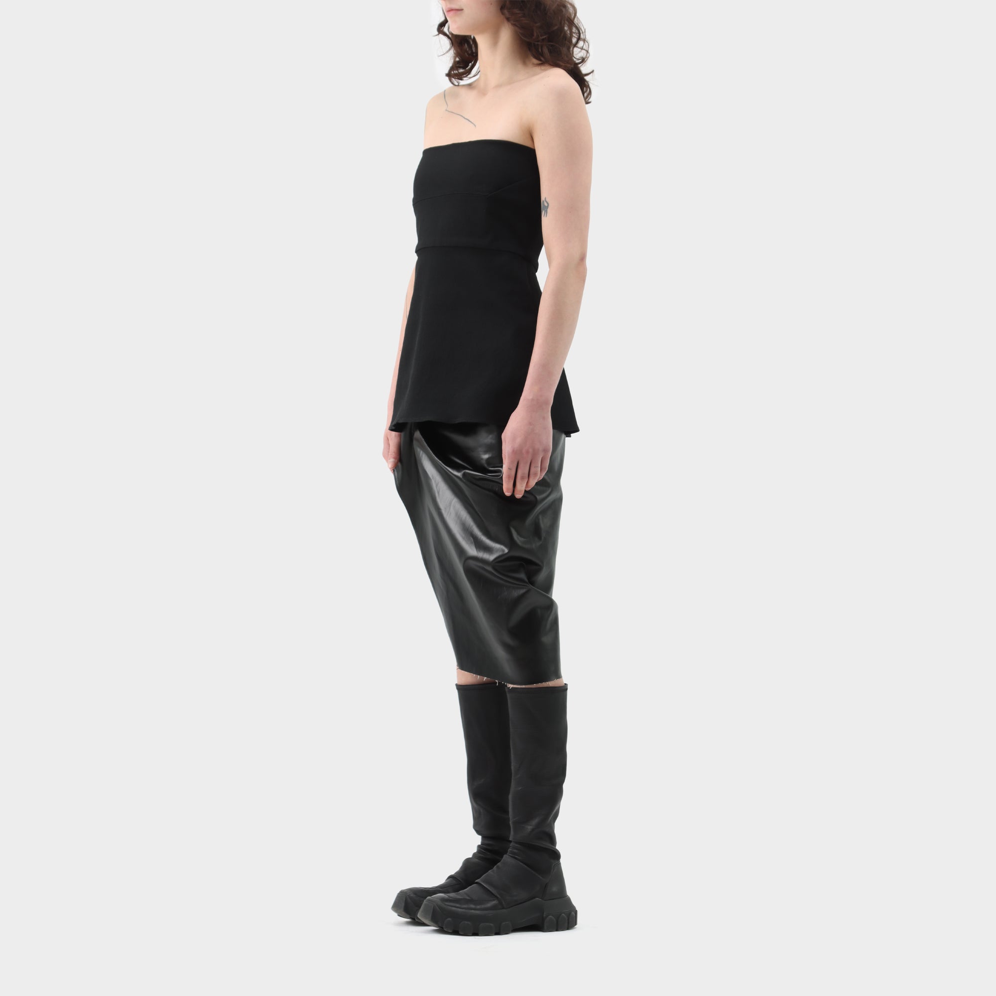 Rick Owens Faun Strapless Top