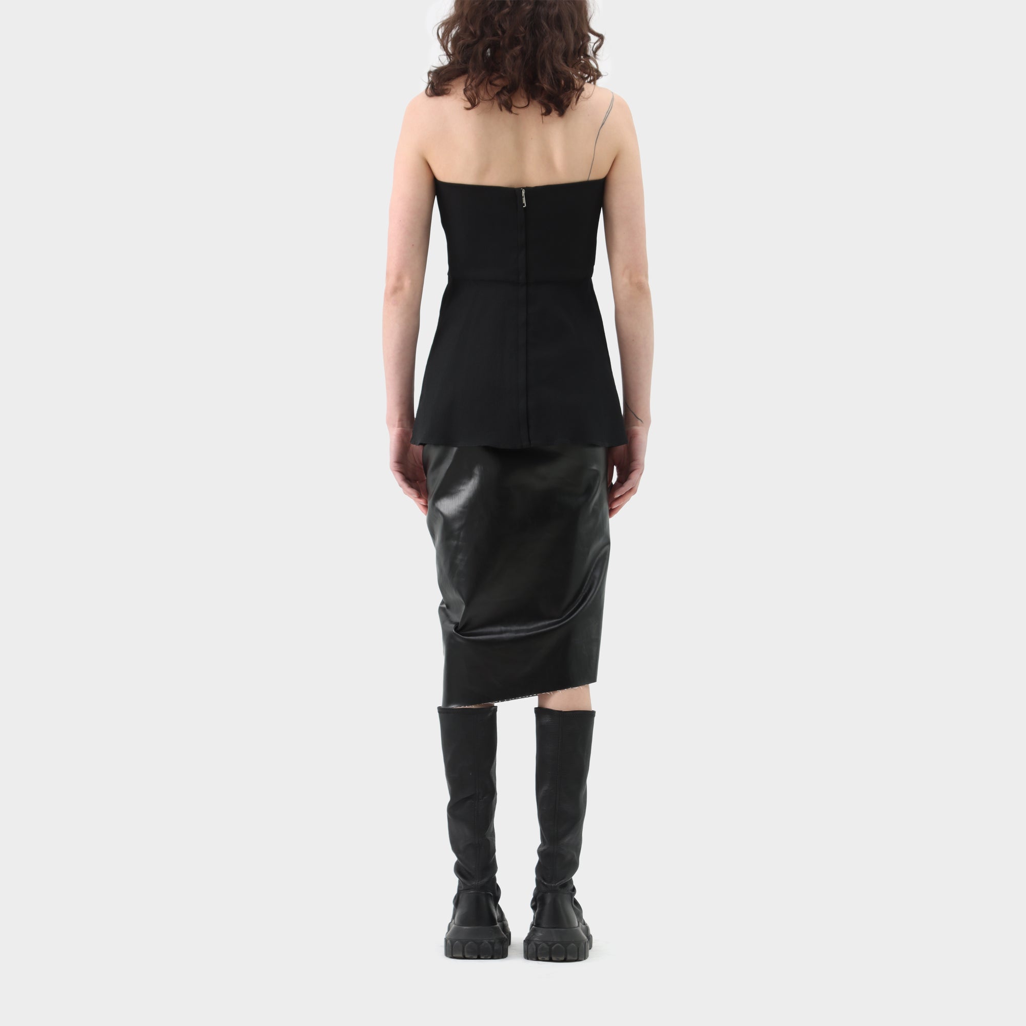 Rick Owens Faun Strapless Top