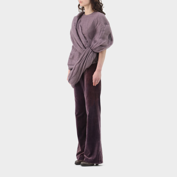 Rick Owens Walrus Draped Linen Top