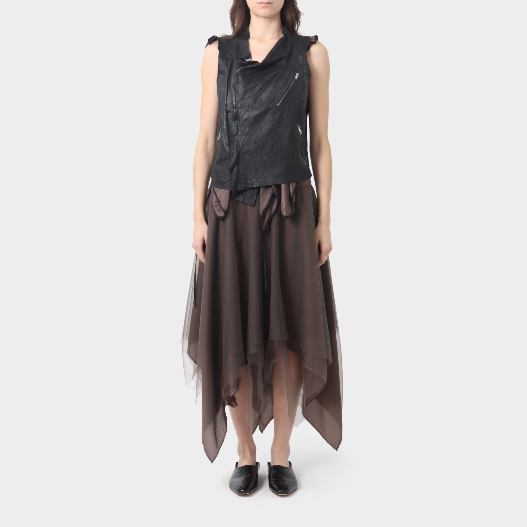 Rick Owens Sheep Leather Lined Vest