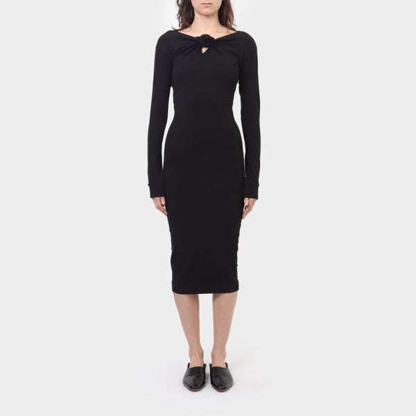 Romeo Gigli Fitted Knot Dress