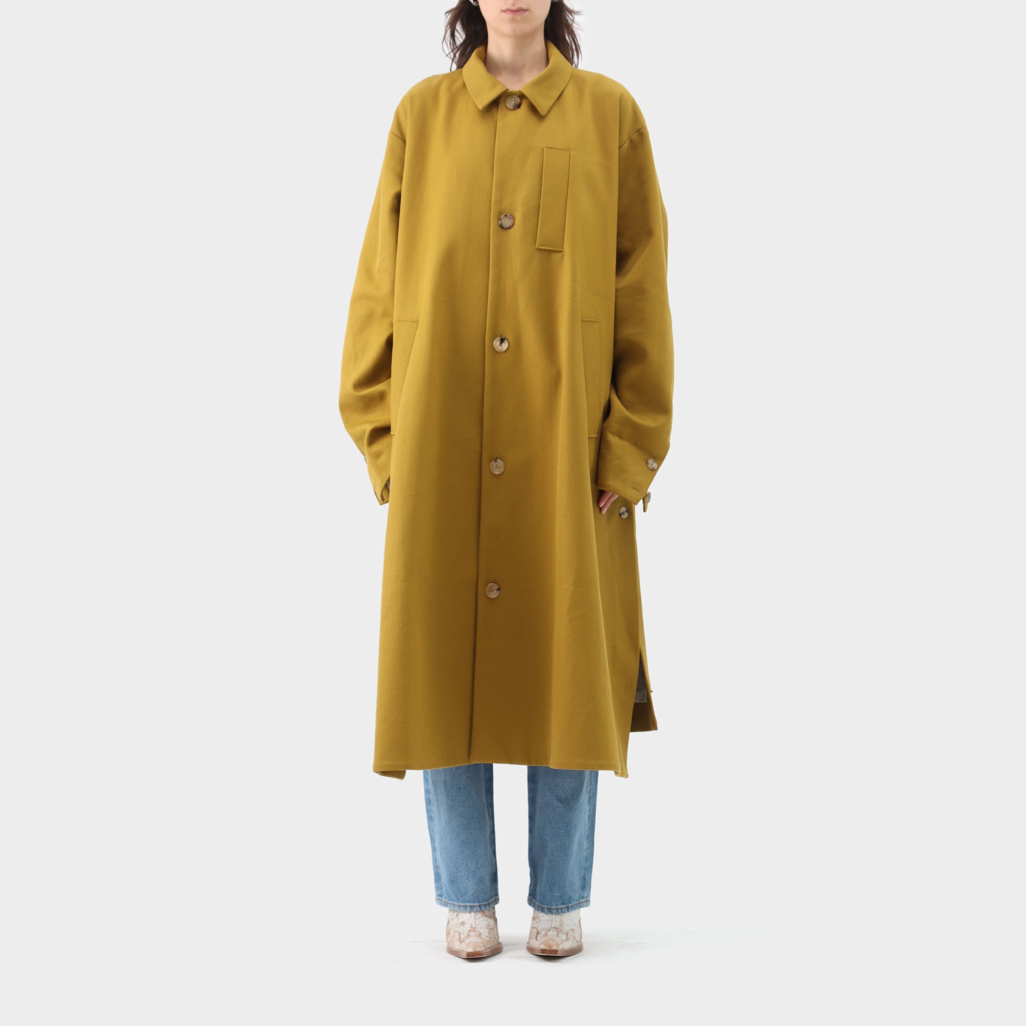 Too Good Cotton Drill Messenger Coat