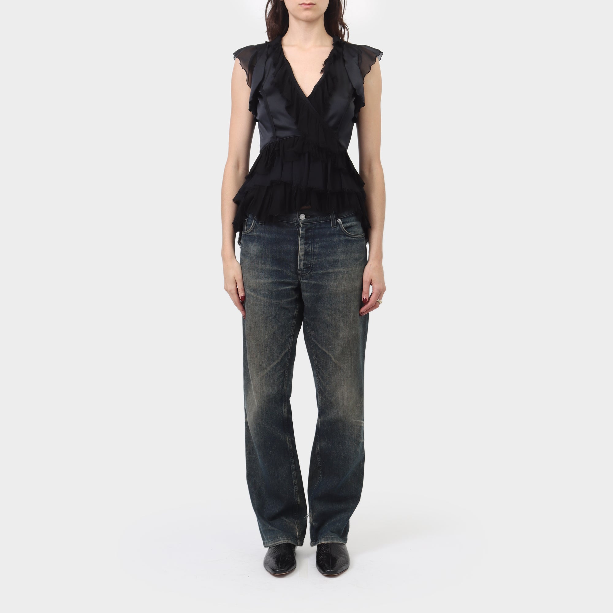 Undercover Tiered Chiffon Top