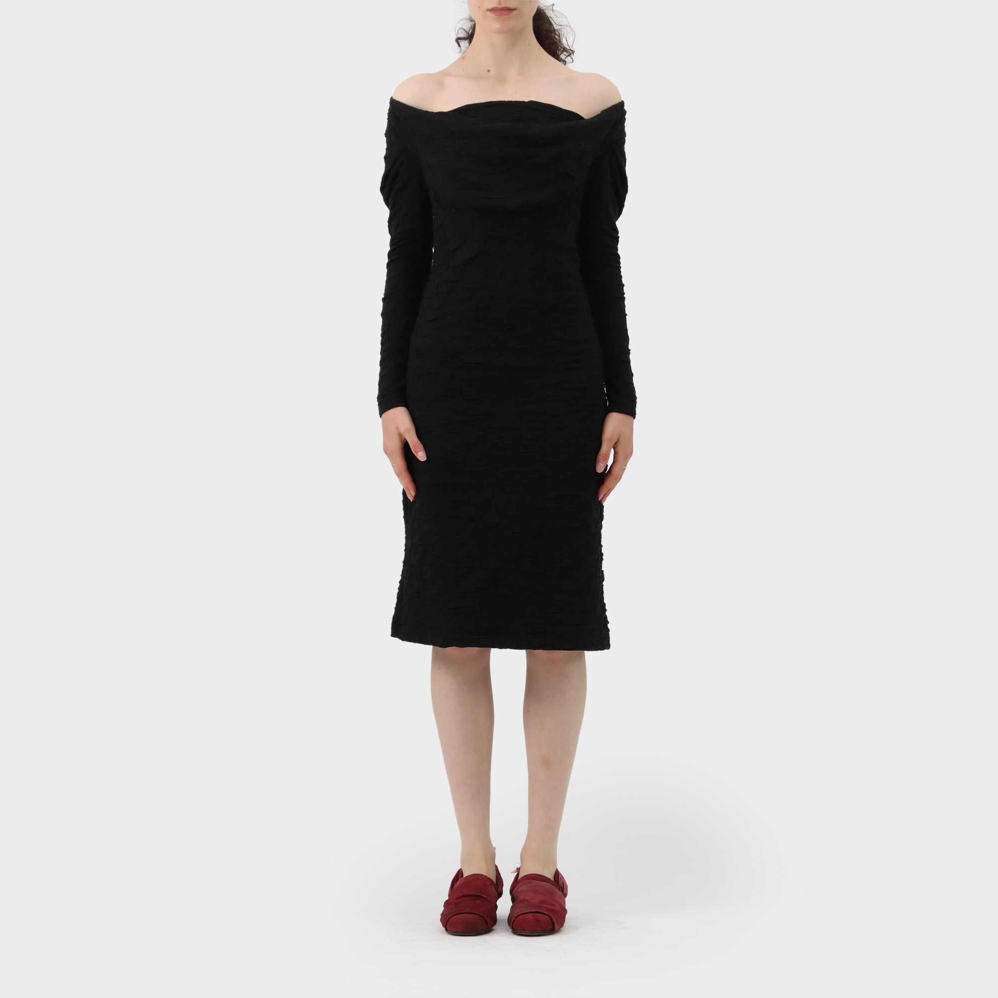 Vivienne Westwood Anglomania Textured Long sleeve Dress