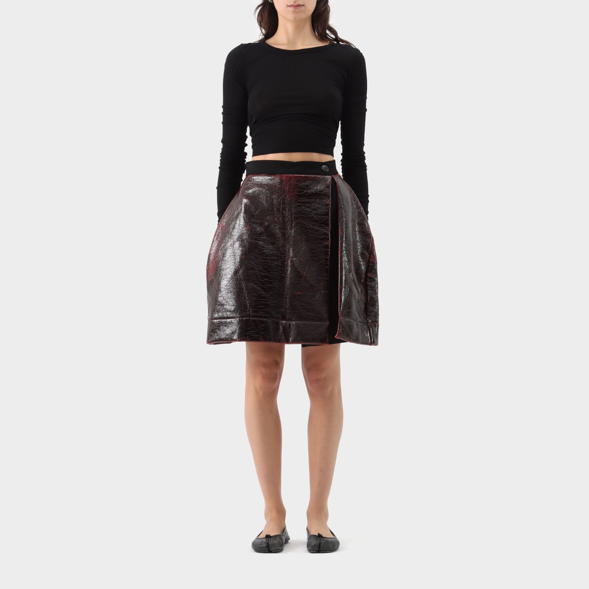 Vivienne Westwood Anglomania PVC Wrap Skirt