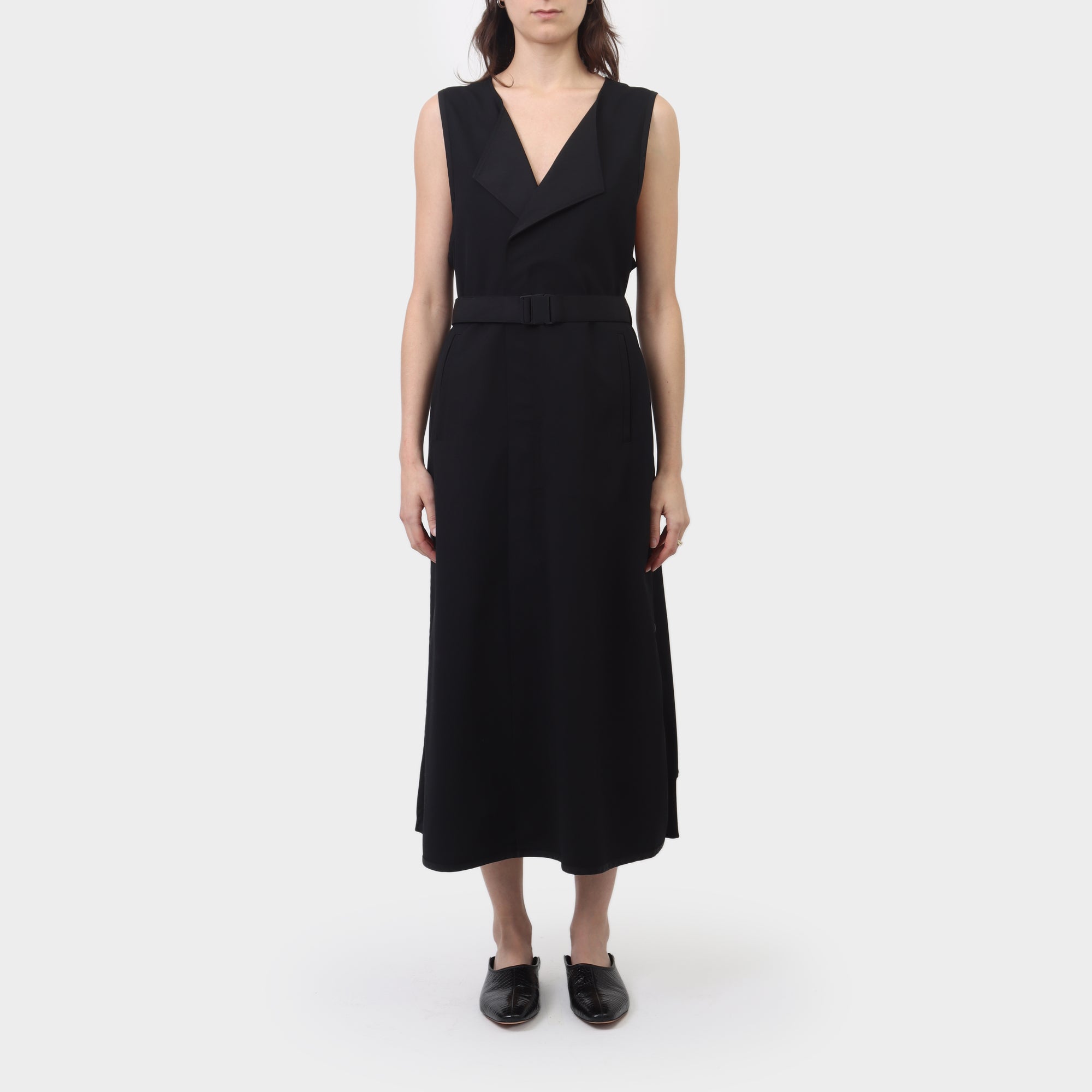 Y-3 Zip-Up Tech Dress with Snap Closures