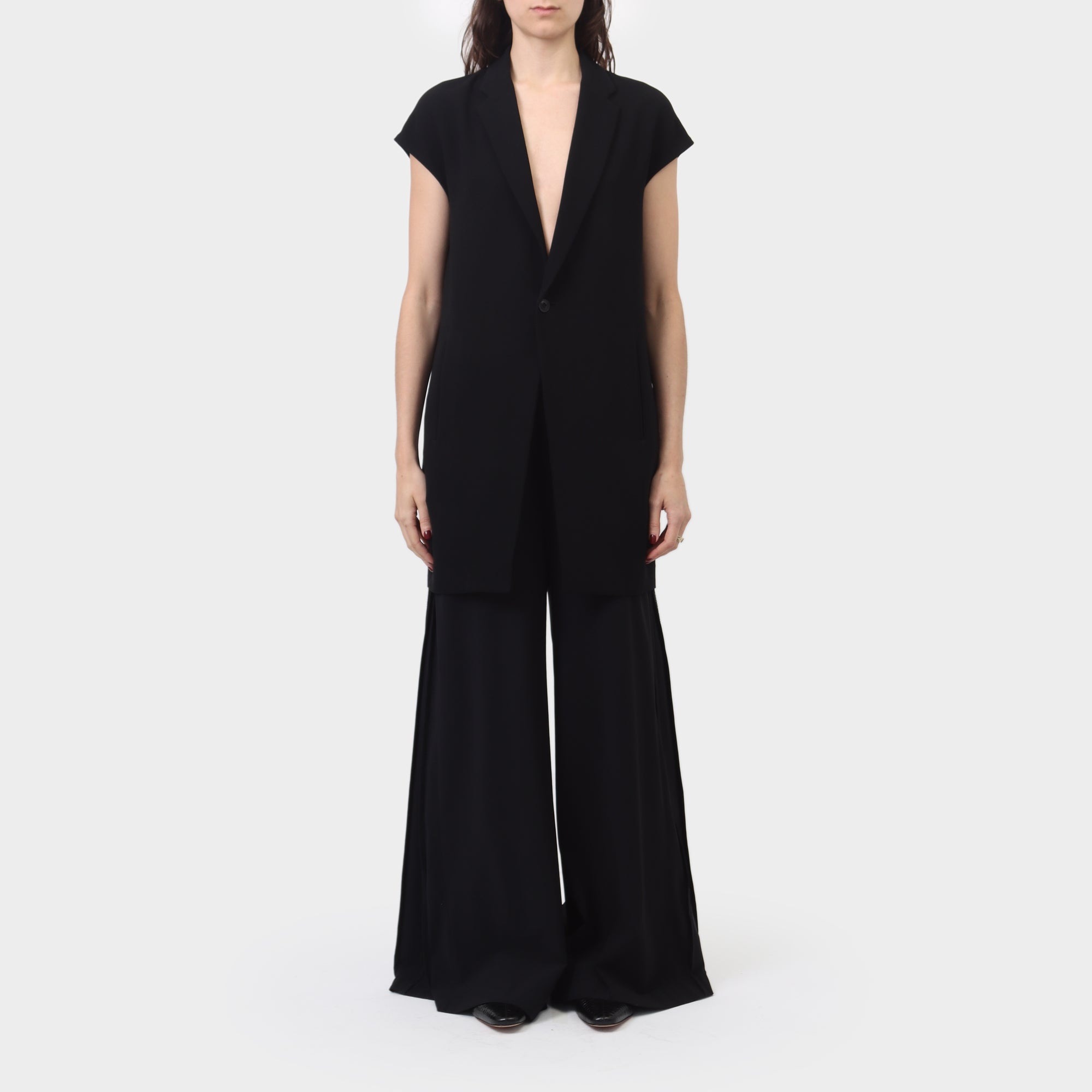 Y's Pink Label Oversized Suit Vest