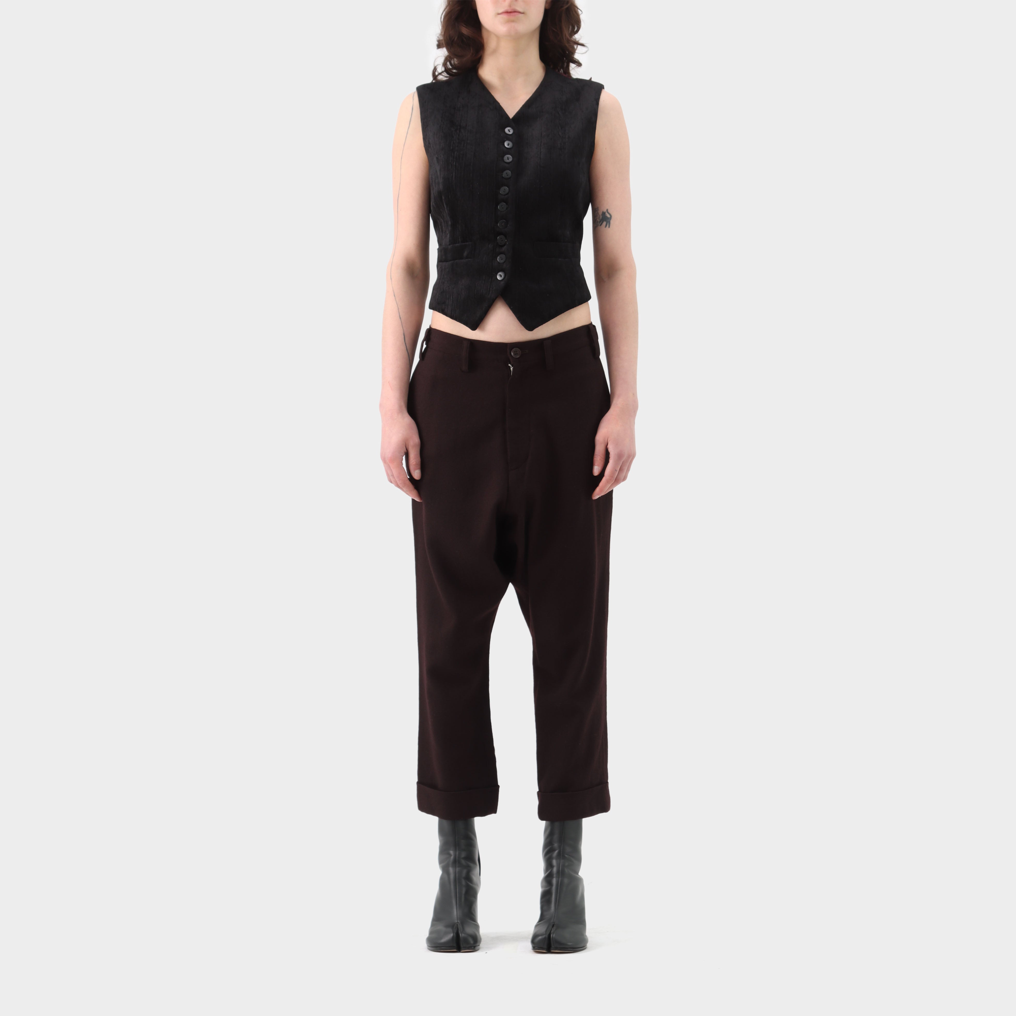 Yohji Yamamoto Noir Wool Drop Crotch Pants – Shop Bruce