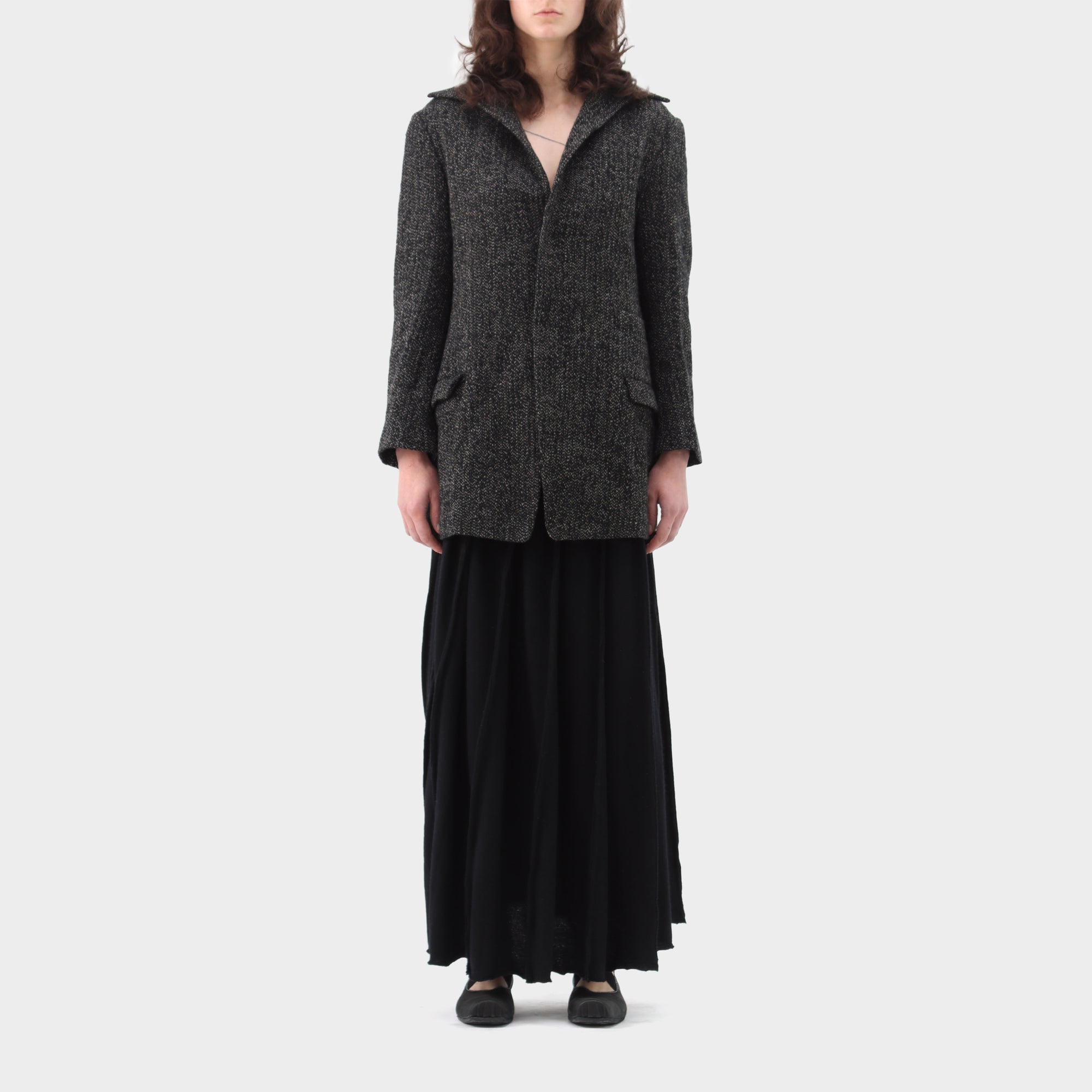 Yohji Yamamoto Noir Wool Longline Jacket