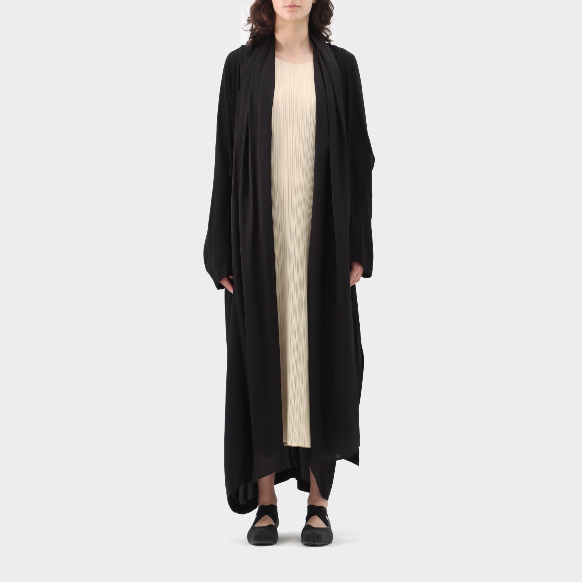 Yohji Yamamoto Asymmetrical Open Duster Coat