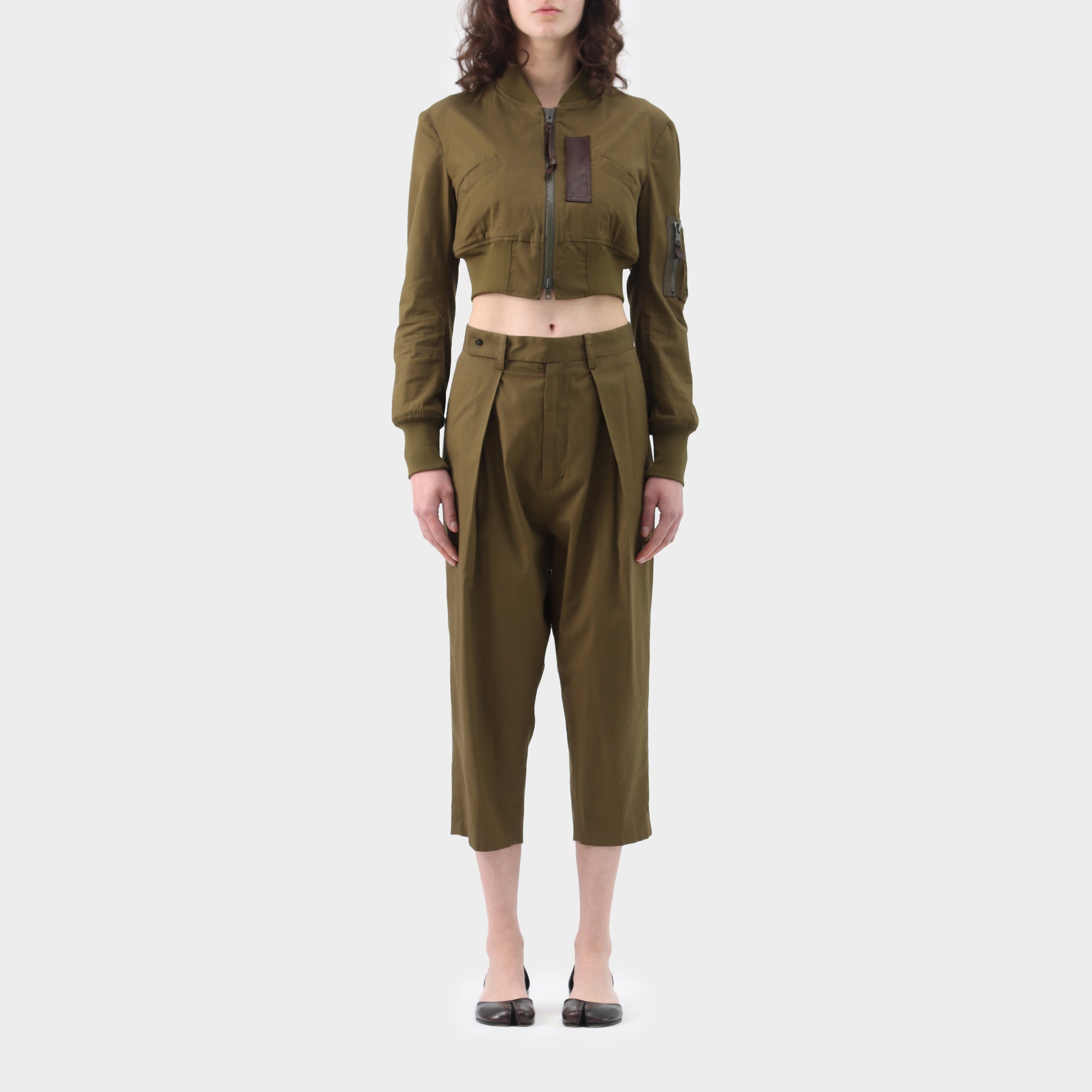 Yohji Yamamoto Regulation Military Bomber and Pant Set