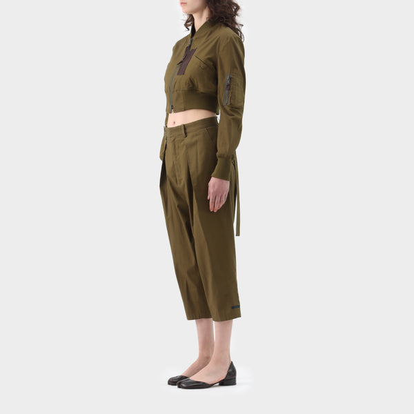 Yohji Yamamoto Regulation Military Bomber and Pant Set