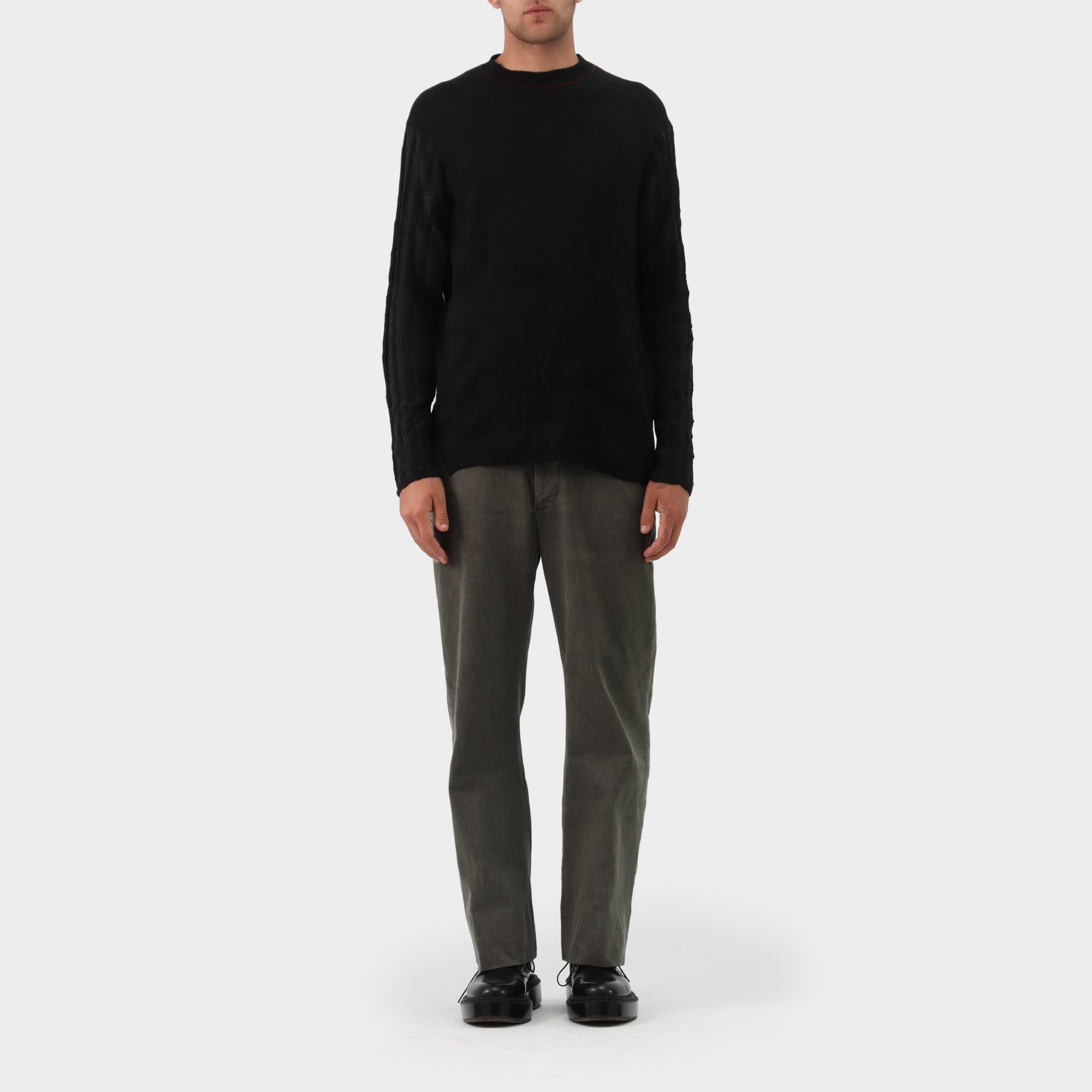 Yohji Yamamoto Regulation Textured Long Sleeve