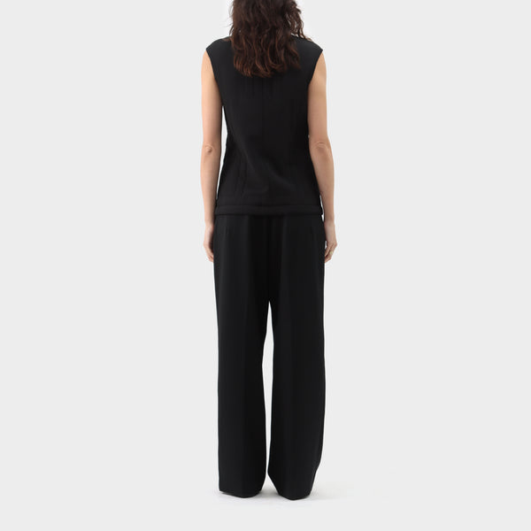 Yohji Yamamoto Silk Padded Panelled Vest&nbsp;