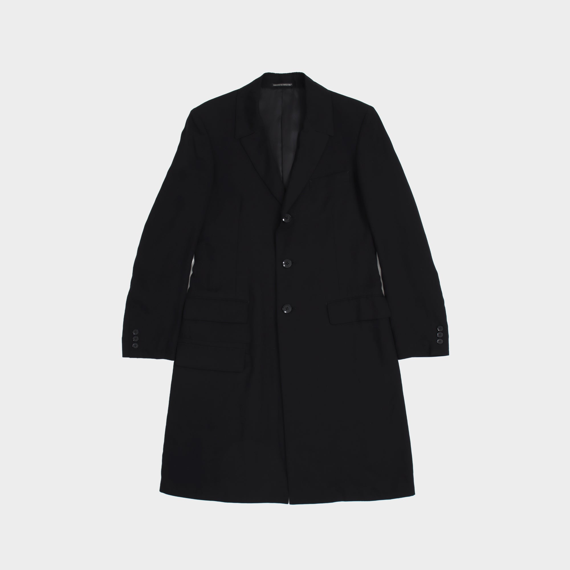 Yohji Yamamoto Pour Homme Tencel single breast coat