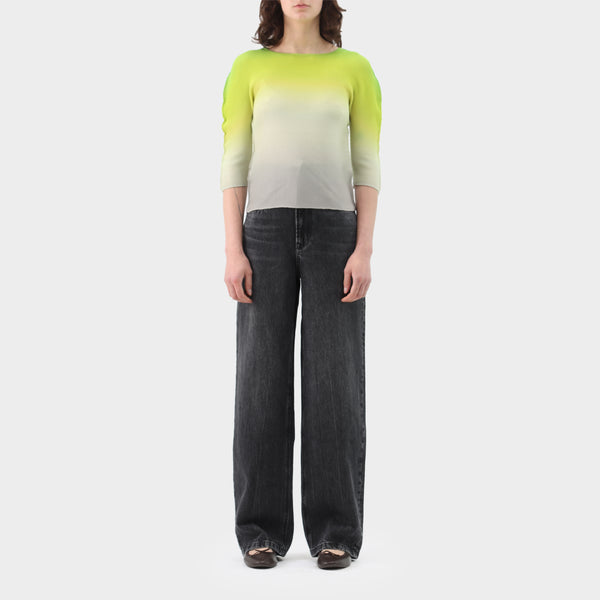 Issey Miyake Me ombre box pleat top