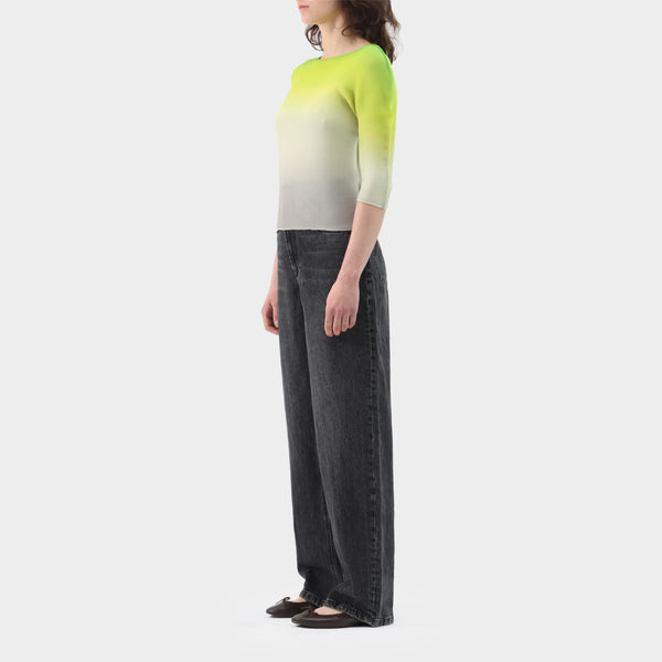 Issey Miyake Me ombre box pleat top