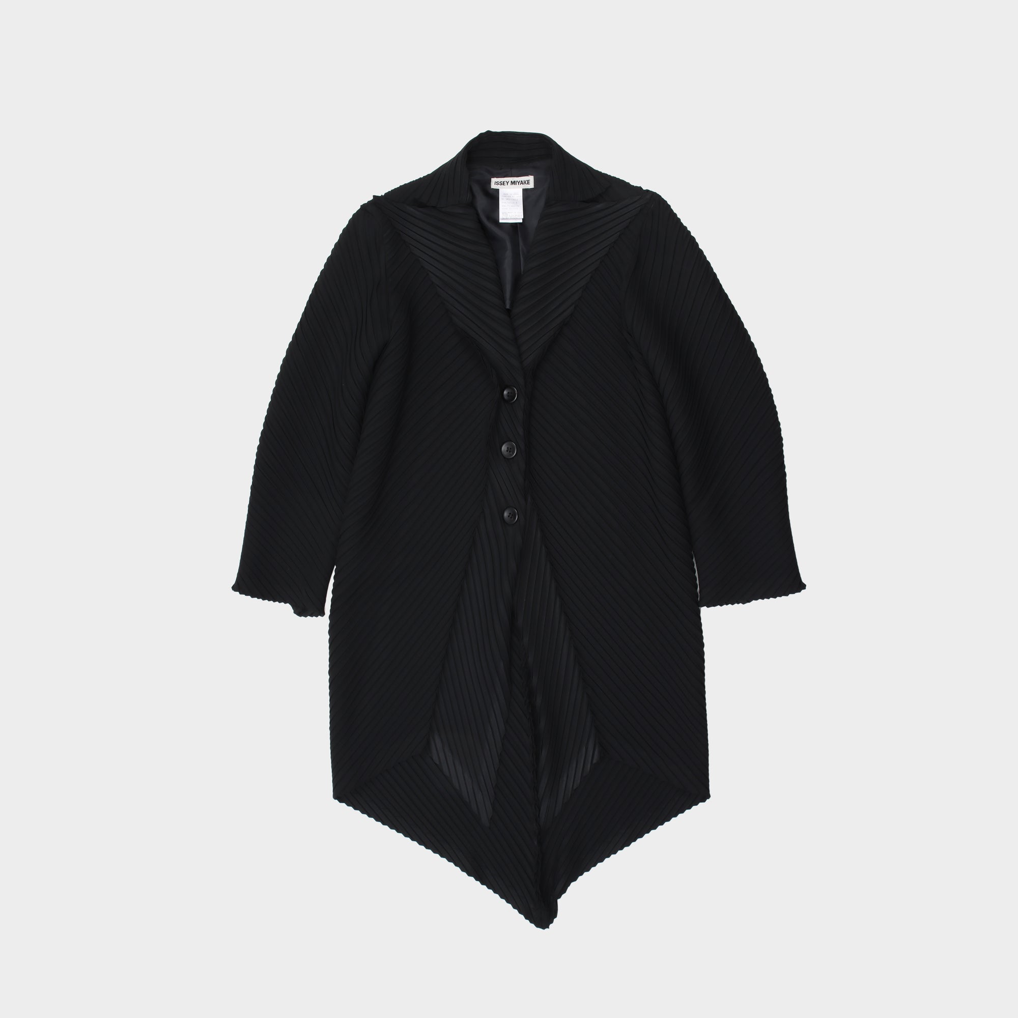 Issey Miyake sculptural fishtail coat