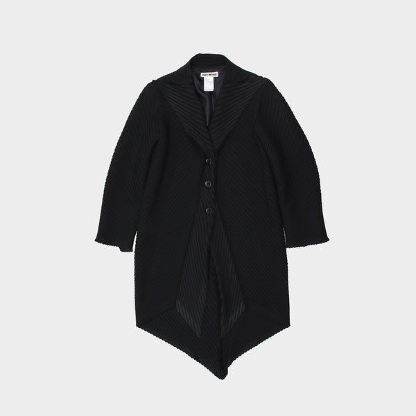 Issey Miyake sculptural fishtail coat