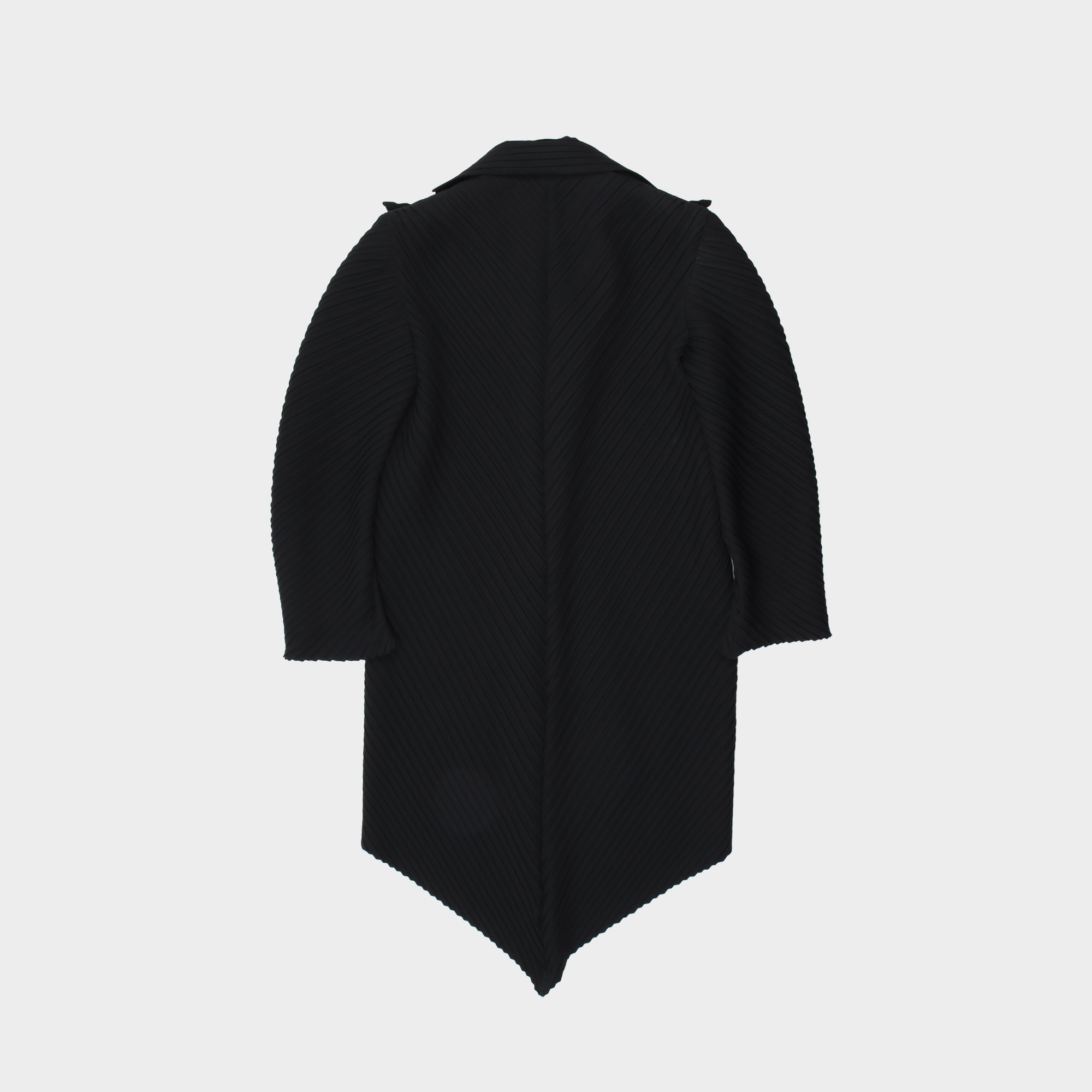 Issey Miyake sculptural fishtail coat