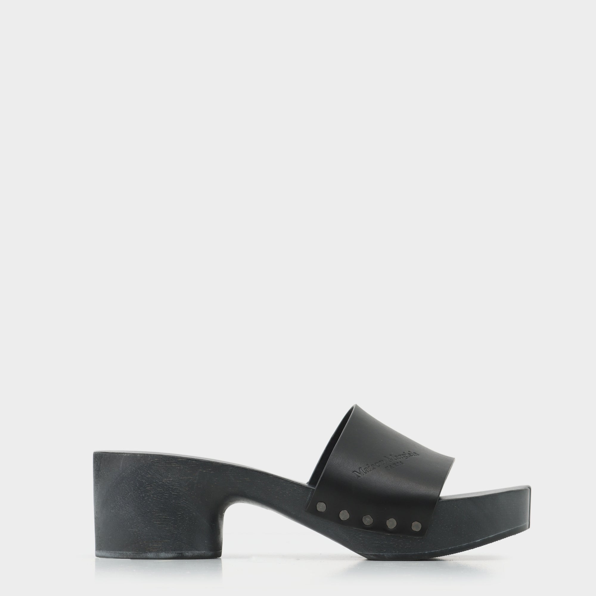 Masion Margiela Wooden Tabi Clogs