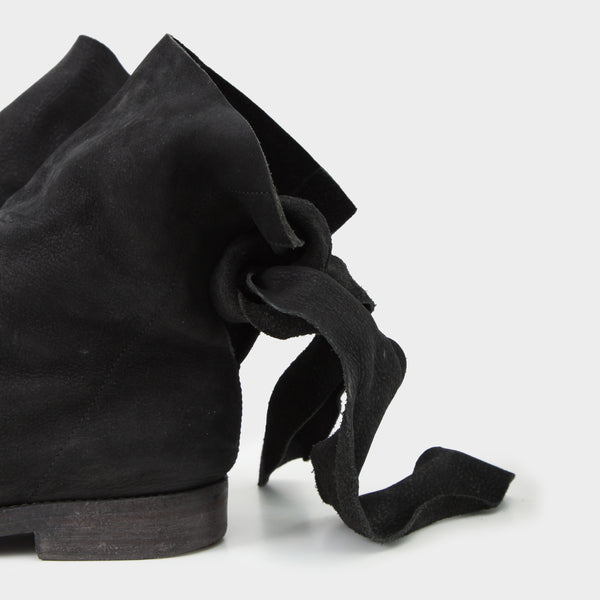 Uma Wang Leather Self-tie Boots